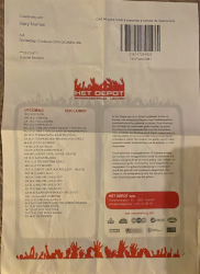 Leuven Het Depot Ticket 13 February 2014